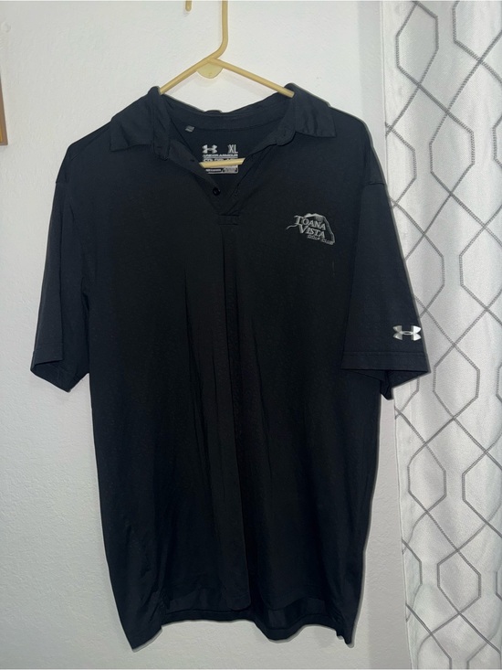 Under Armour Other - Under Armour Black Men’s Polo with Loara Vista Logo